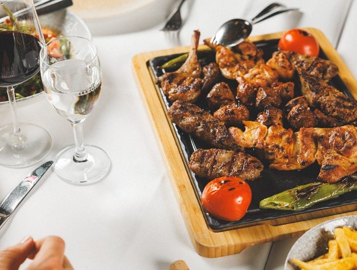 Hasır Wilmersdorf — Karışık Izgara, gemischter Grillteller, türkisches Restaurant Berlin-Wilmersdorf
